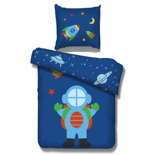 Vipack Astronaut Bed Cover Set 195x85 cm Cotton