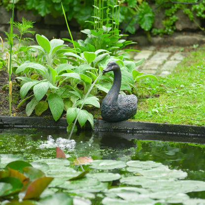 Ubbink Floating Spitter Garden Fountain Swan