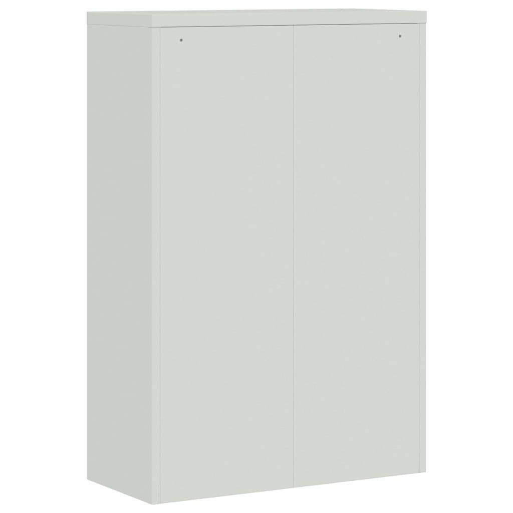 Office Cabinet 90x40x140cm Steel Grey