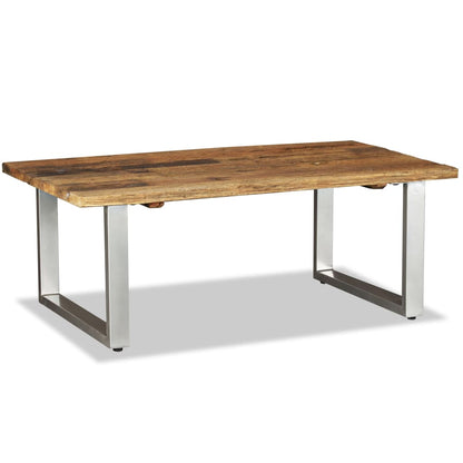 Coffee Table Solid Reclaimed Wood 100x60x38 cm