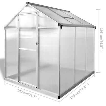 Greenhouse Reinforced Aluminium 3.46 m²