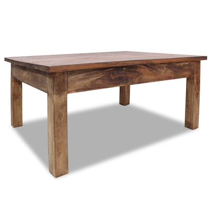 Coffee Table Solid Reclaimed Wood 98x73x45 cm