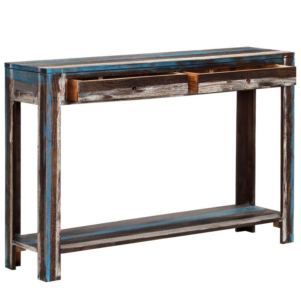 Console Table Solid Wood Vintage 118x30x80 cm