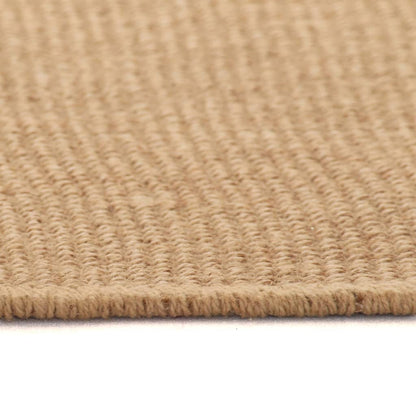 Area Rug Jute with Latex Backing 140x200 cm Natural