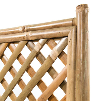 Garden Raised Bed with Trellis Bamboo 40 cm