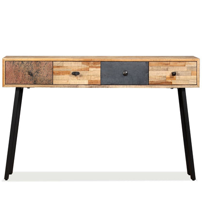 Console Table Solid Reclaimed Teak 120x30x76 cm