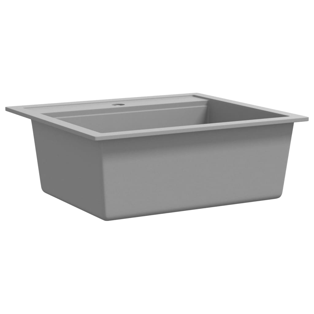 Granite Kitchen Sink Single Basin Grey