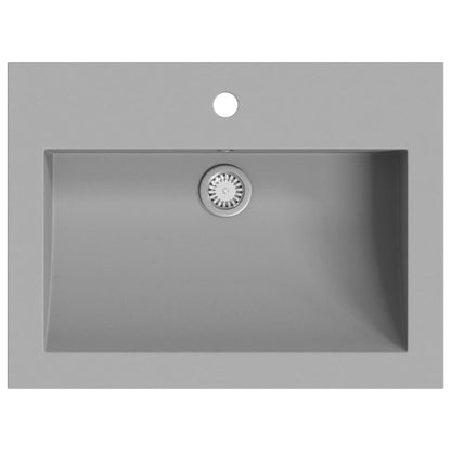 Granite Basin 600x450x120 mm Grey
