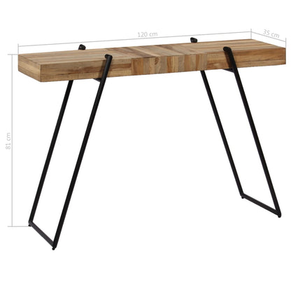 Console Table Reclaimed Teak 120x35x81 cm