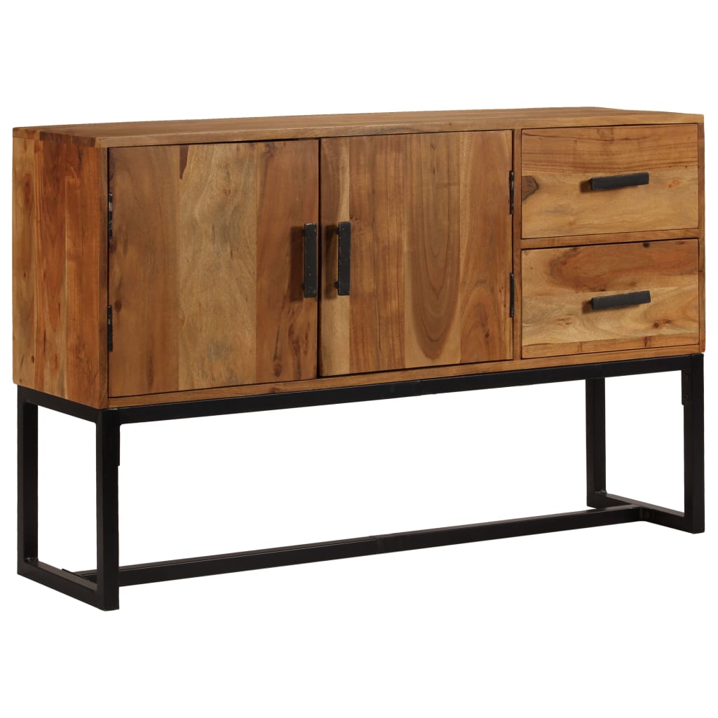 Sideboard Brown 110x30x70 cm Solid Wood Acacia