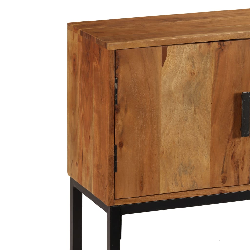 Sideboard Brown 110x30x70 cm Solid Wood Acacia