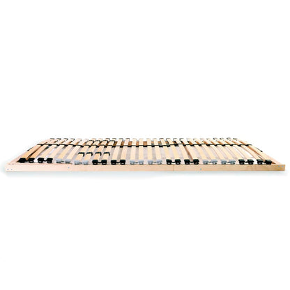 Slatted Bed Base without Mattress with 28 Slats 7 Zones 100x200 cm
