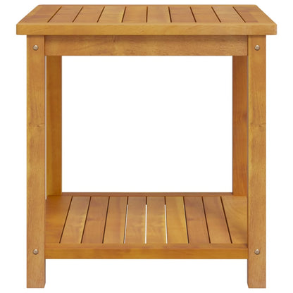 Side Table Solid Acacia Wood 45x45x45 cm