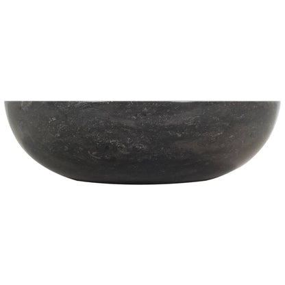Sink 40x12 cm Marble Black