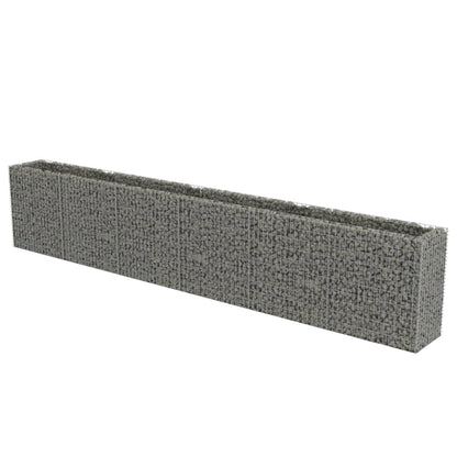 Gabion Raised Bed Galvanised Steel 540x50x100 cm
