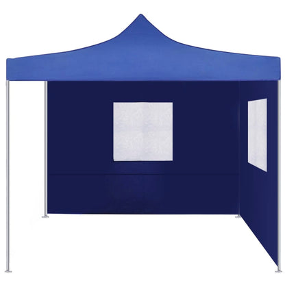 Foldable Tent with 2 Walls 3x3 m Blue