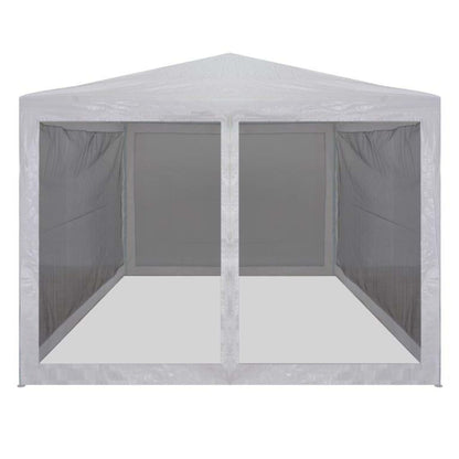 Party Tent with 4 Mesh Sidewalls 3x3 m