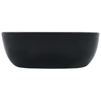 Wash Basin 42.5x42.5x14.5 cm Ceramic Black