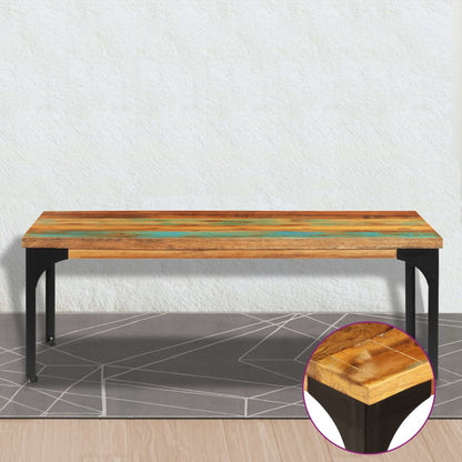 Coffee Table 100x60x35 cm Solid Reclaimed Wood