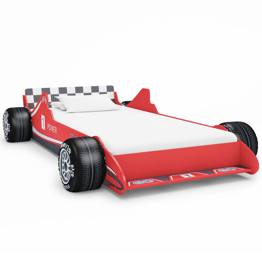 Children's Race Car Bed 90x200 cm Red