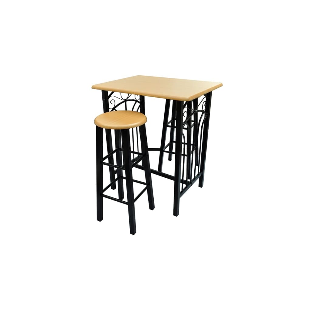 Breakfast/Dinner Table Dining Set MDF with Black