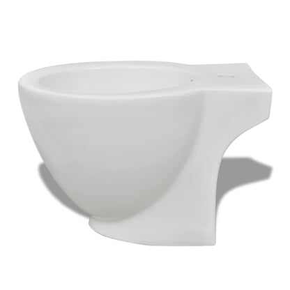 Round Bidet Stand White High-quality Ceramic