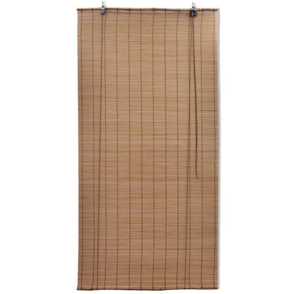 Brown Bamboo Roller Blinds 100 x 160 cm