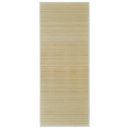 Rectangular Natural Bamboo Rug 150 x 200 cm