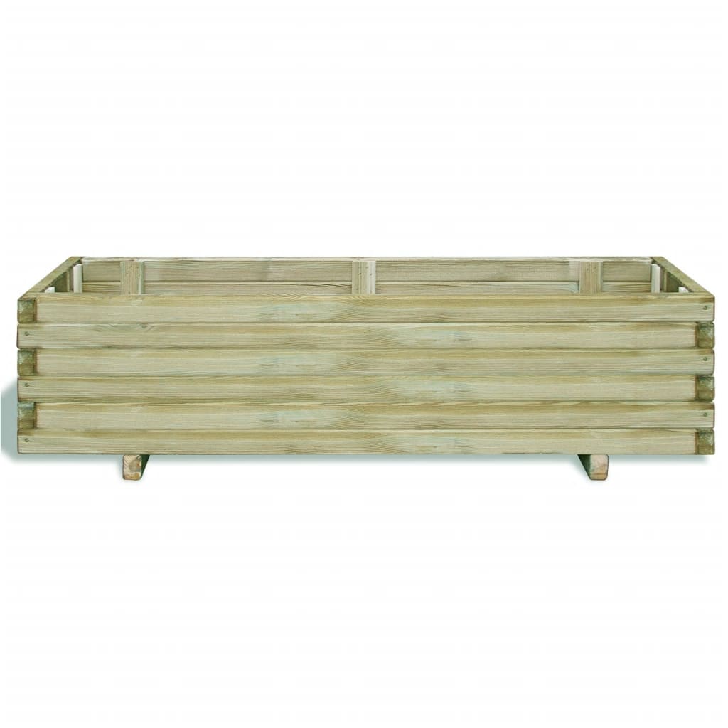 Raised Bed 120x40x30 cm Wood Rectangular