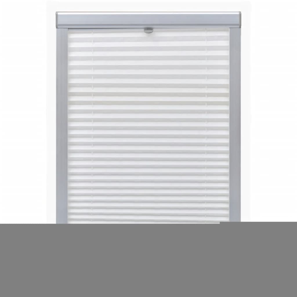 Pleated Blinds White C02