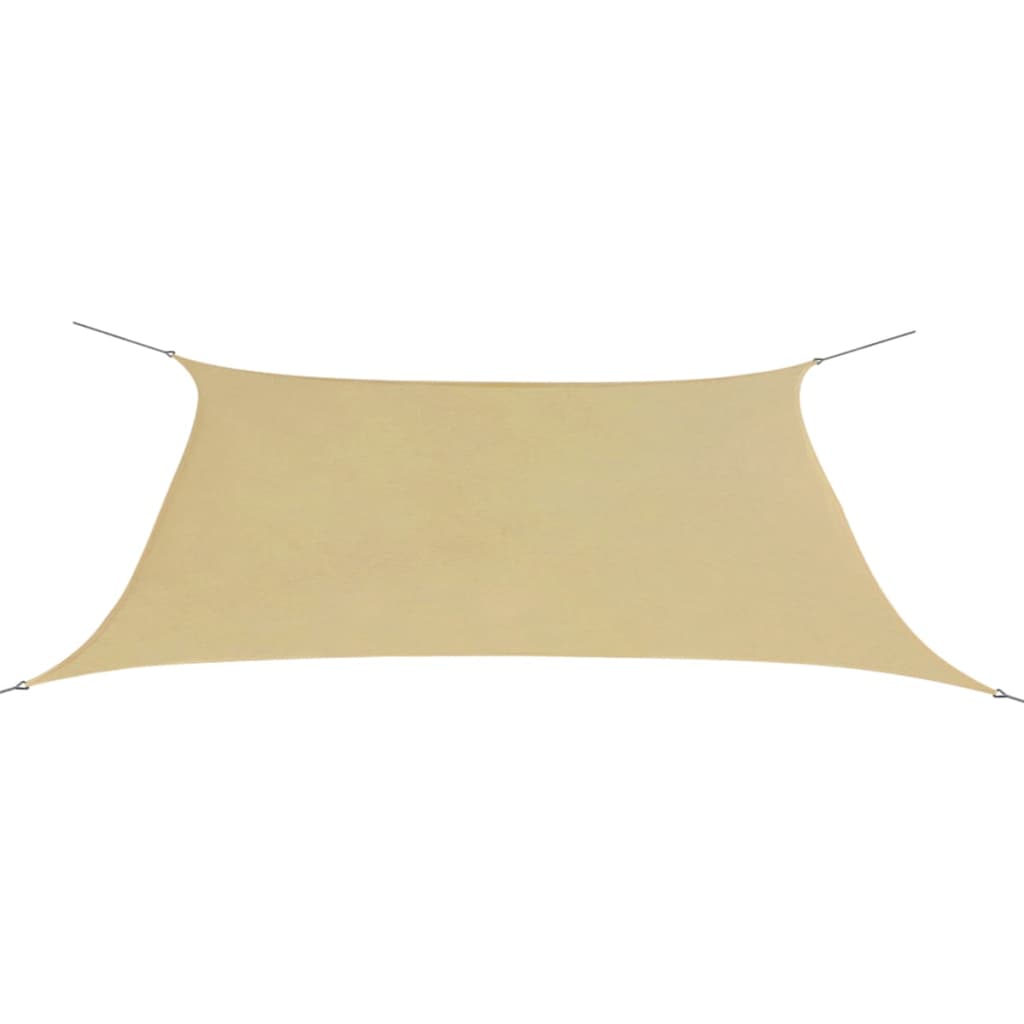 Sunshade Sail Oxford Fabric Rectangular 2x4 m Beige