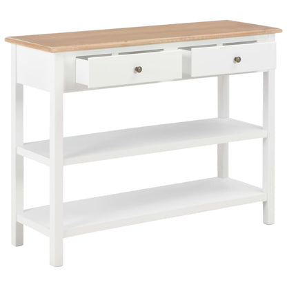 Sideboard White 110x35x80 cm MDF