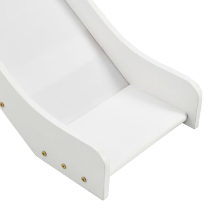 Children's Loft Bed Frame with Slide & Ladder Pinewood 97x208 cm