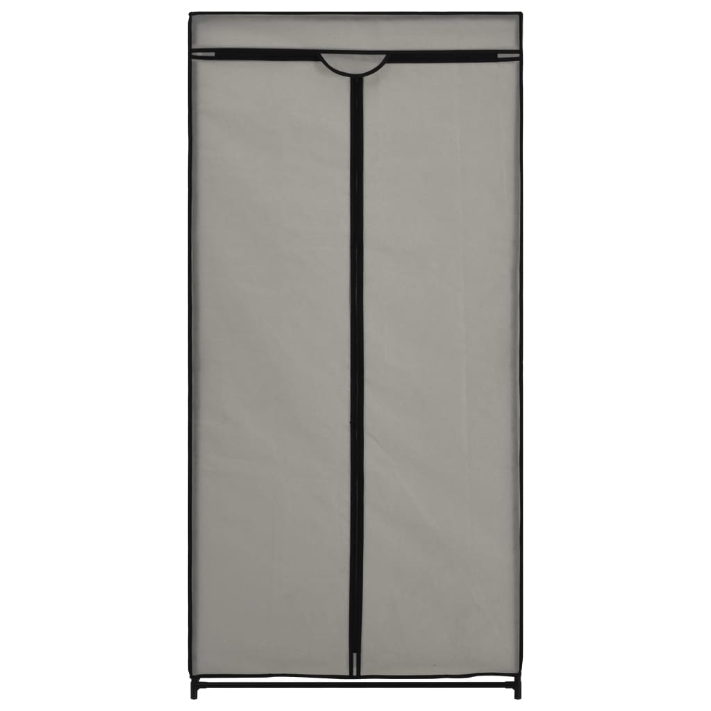 Wardrobes 2 pcs Grey 75x50x160 cm