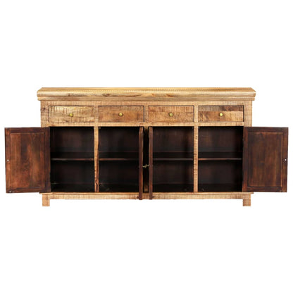 Sideboard with 4 Drawers 160x40x85 cm Solid Mango Wood