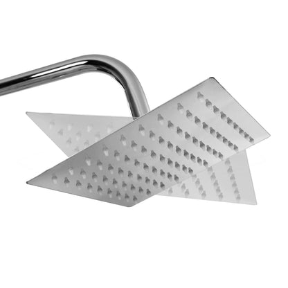Dual Head Shower Set with Hand Shower Stainless Steel
