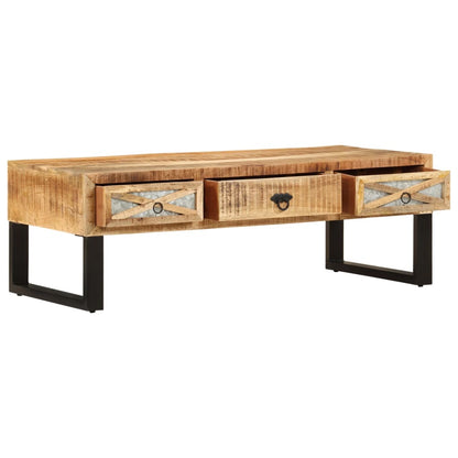 Coffee Table 110x50x38 cm Solid Mango Wood