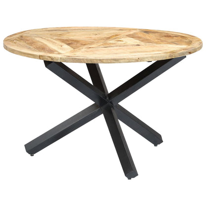 Dining Table Round 120x76 cm Solid Mango Wood