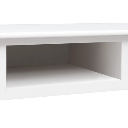 Writing Desk White 110x45x76 cm Wood