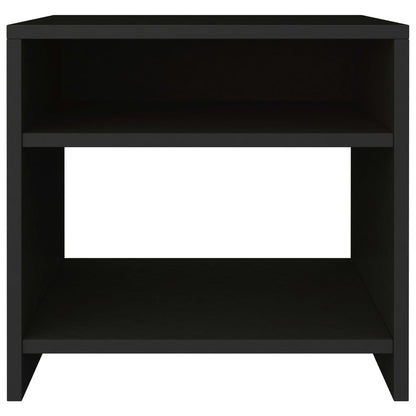 Bedside Cabinets 2 pcs Black 40x30x40 cm Engineered Wood
