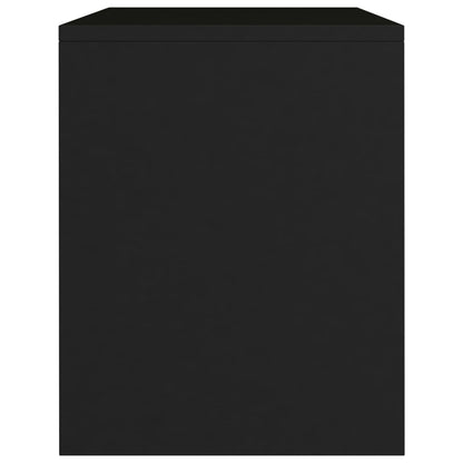 Bedside Cabinets 2 pcs Black 40x30x40 cm Engineered Wood