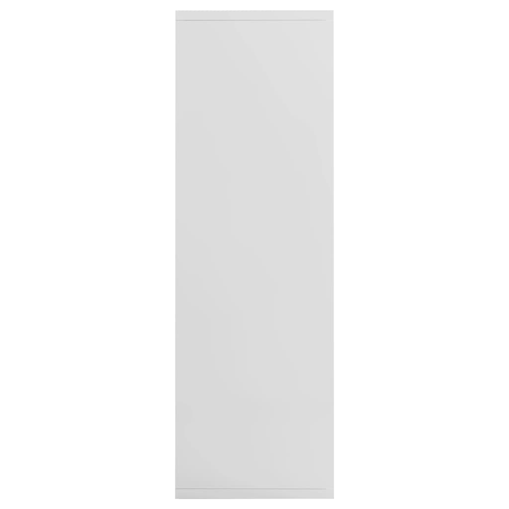 Book Cabinet/Sideboard High Gloss White 50x25x80 cm Engineered Wood