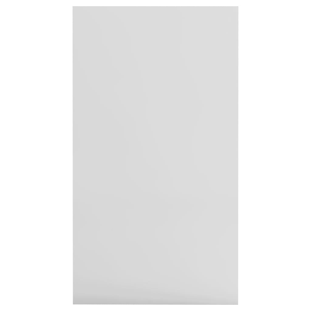 Book Cabinet/Sideboard High Gloss White 50x25x80 cm Engineered Wood