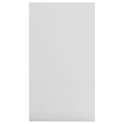 Book Cabinet/Sideboard High Gloss White 50x25x80 cm Engineered Wood