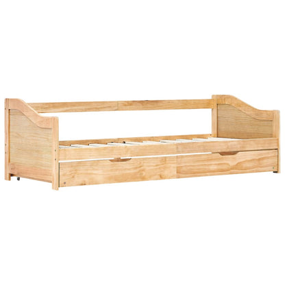 Pull-out Sofa Bed Frame Pinewood 90x200 cm