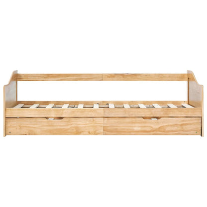 Pull-out Sofa Bed Frame Pinewood 90x200 cm