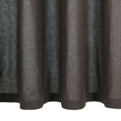 Curtains with Metal Rings 2 pcs Cotton 140x245 cm Anthracite