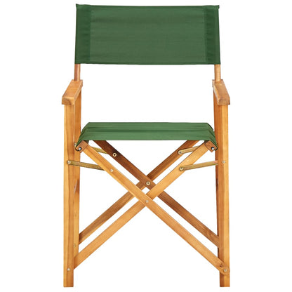 Director's Chair Solid Acacia Wood Green