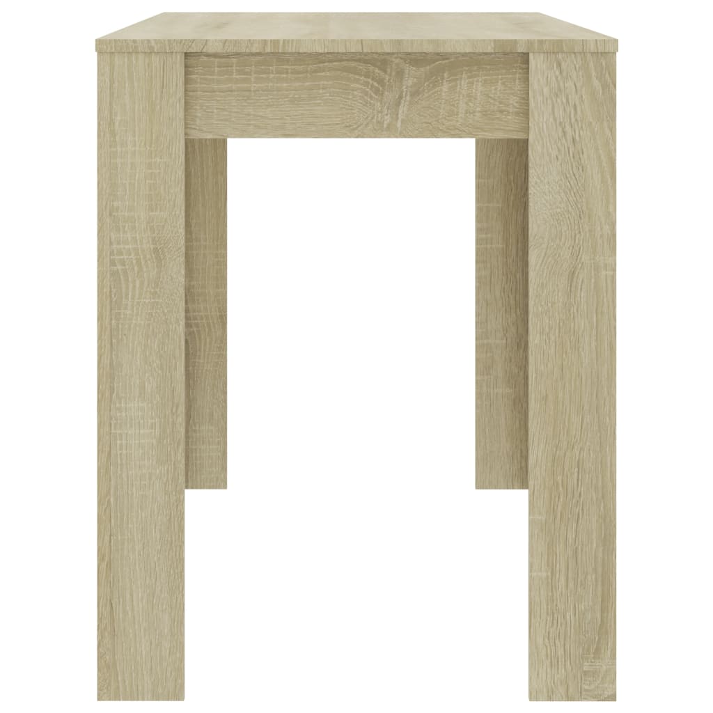 Dining Table Sonoma Oak 120x60x76 cm Engineered Wood