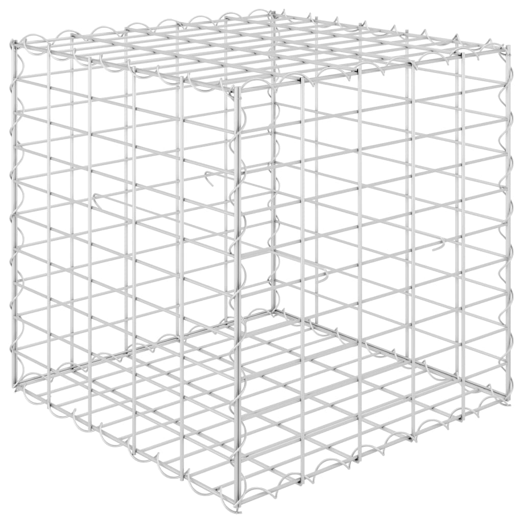 Cube Gabion Raised Bed Steel Wire 50x50x50 cm